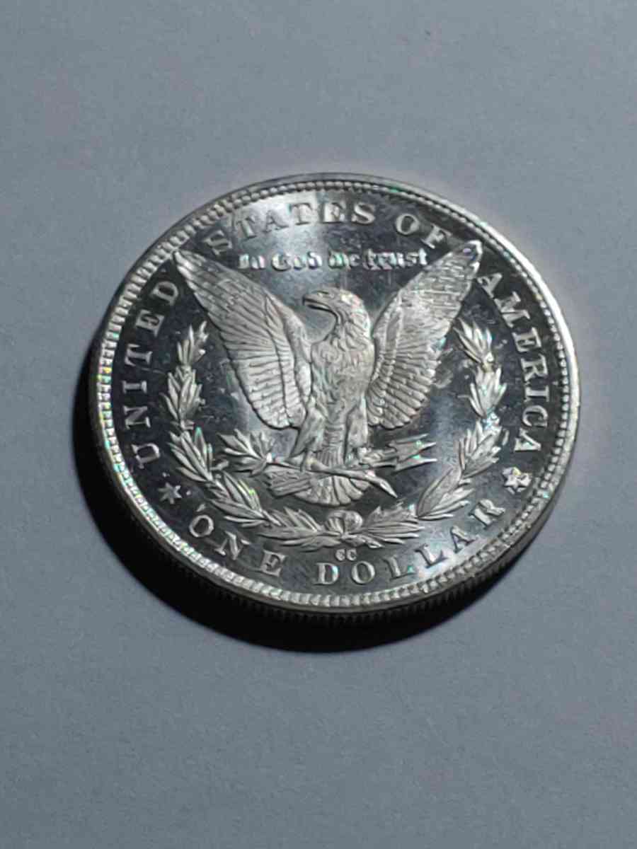 HIGH GRADE GEM DEEP MIRROR DMPL SILVER 1883 cc