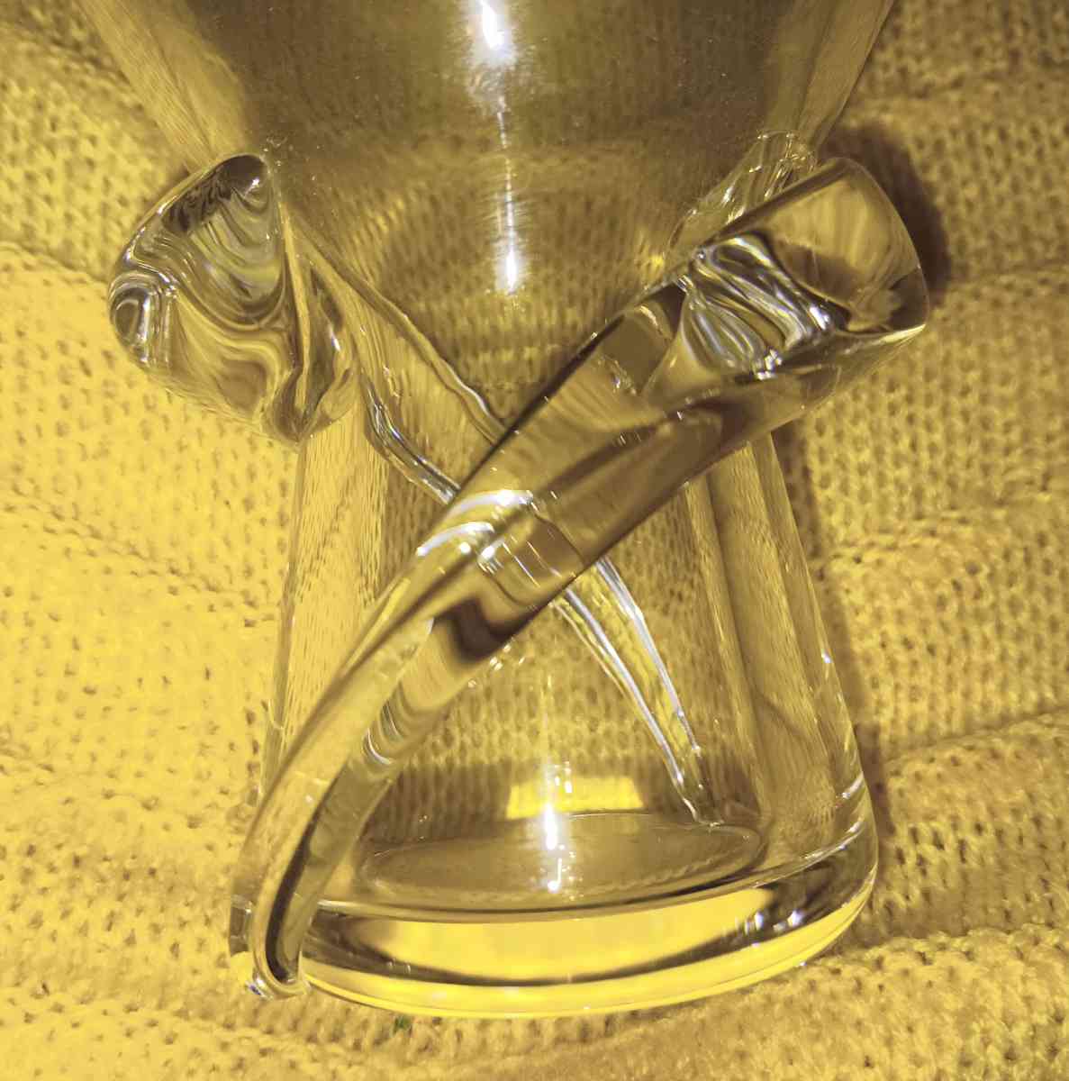 stueben genuine crystal high end vase