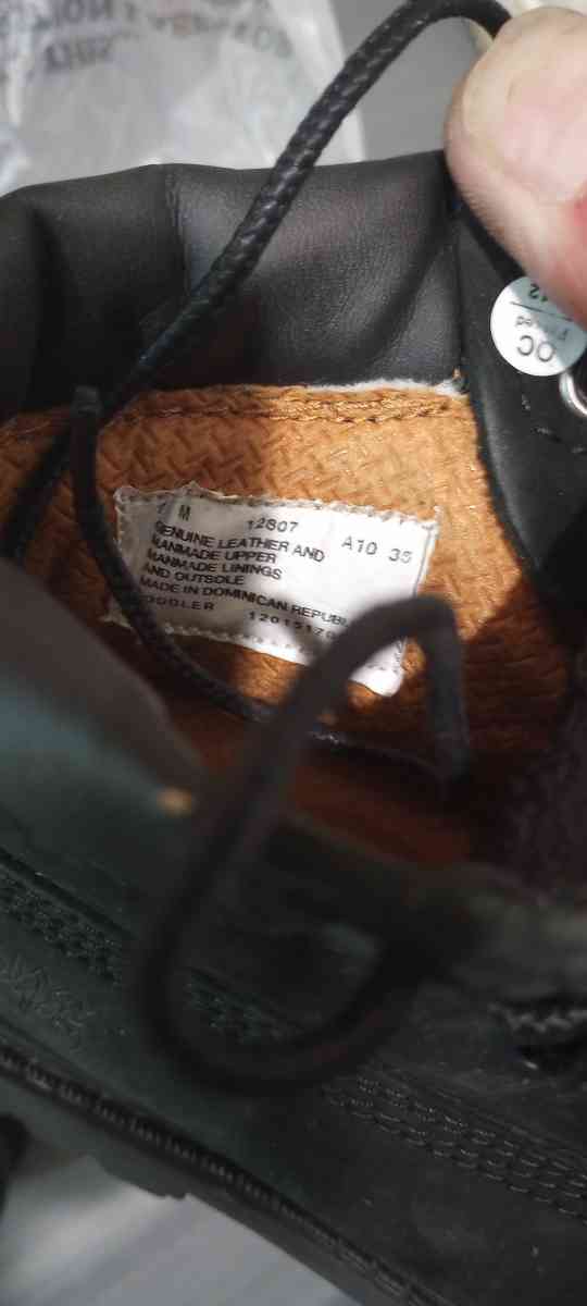 toddlers boys timberland boots size 7 brand new