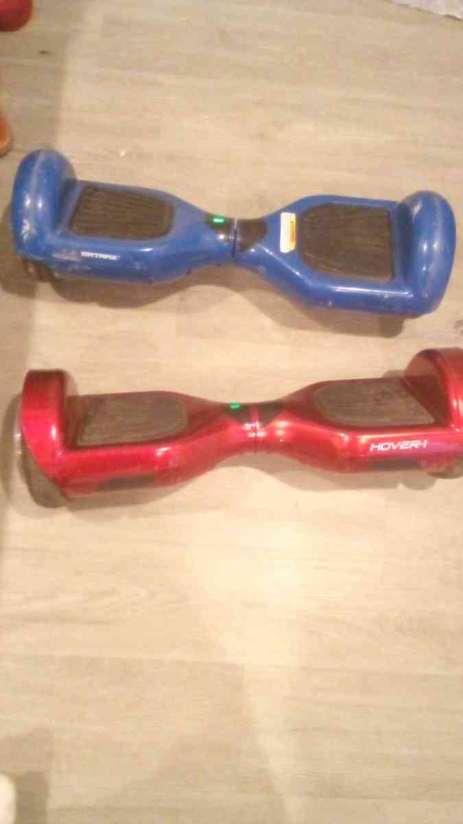 blue hoverboard