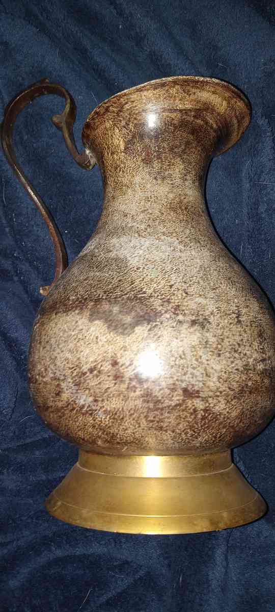 beautiful Vintage brass pitcher