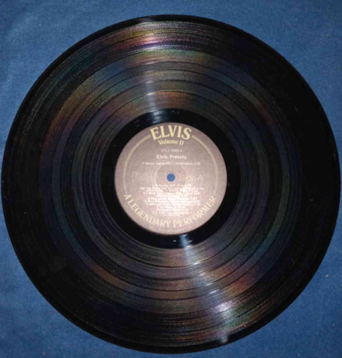 Elvis volume two A legendary performer vinyl record