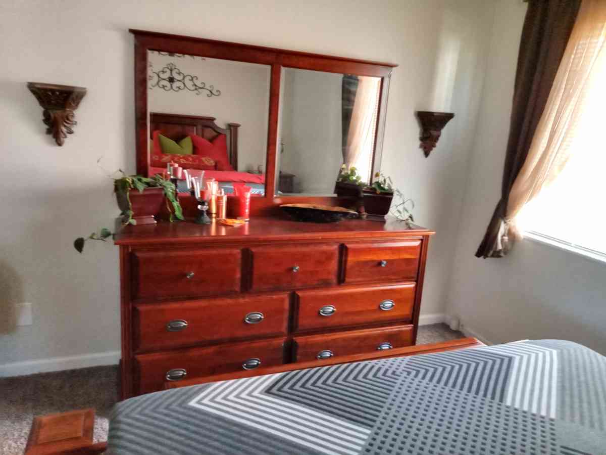 all household furniture also 55 in TV microwave laptop ect