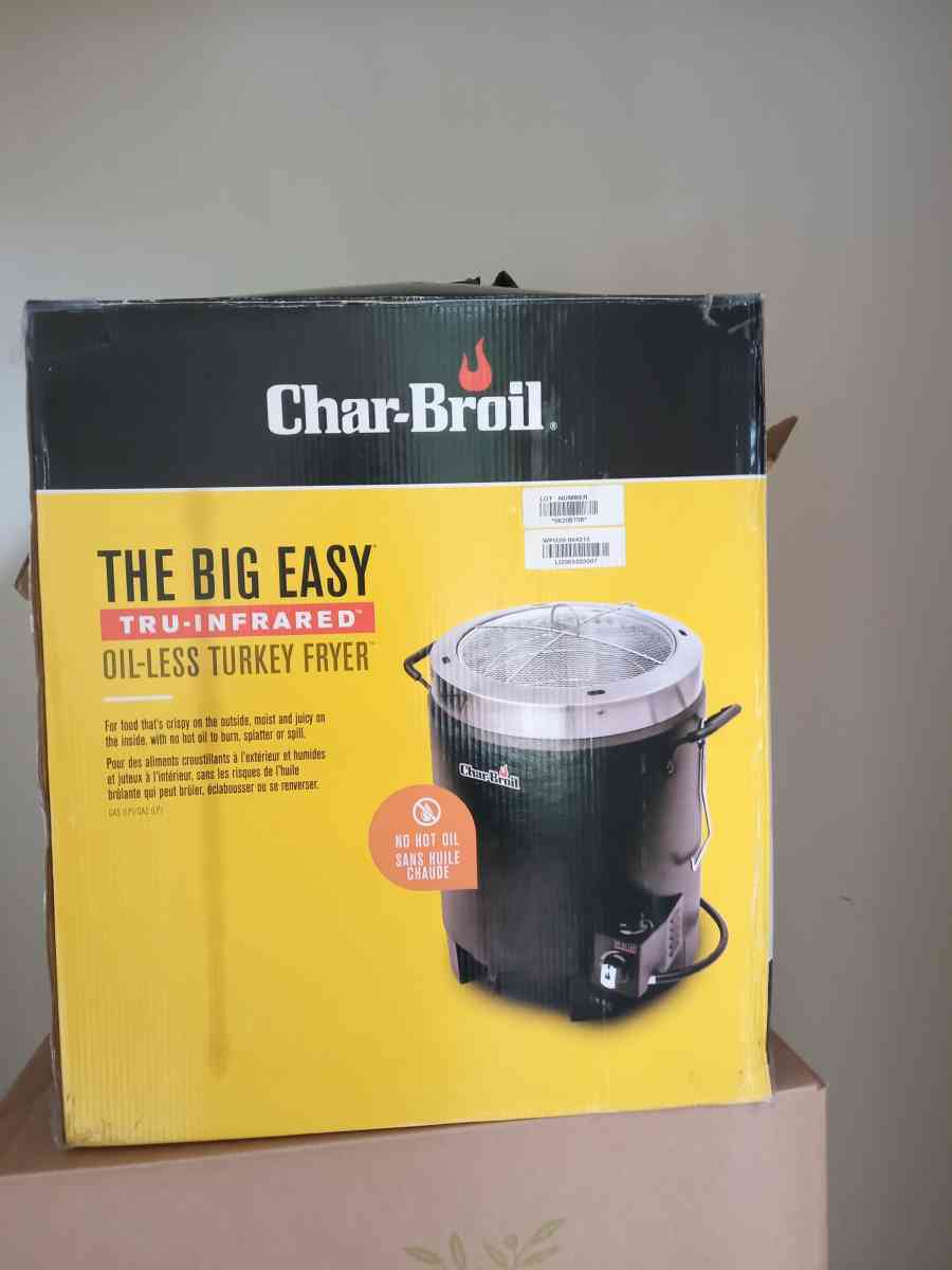 Char Broil greasless turkey roast beef fryer propane never