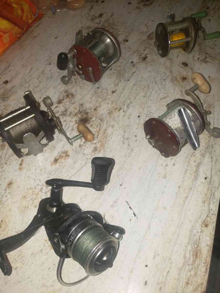 antique fishing reels