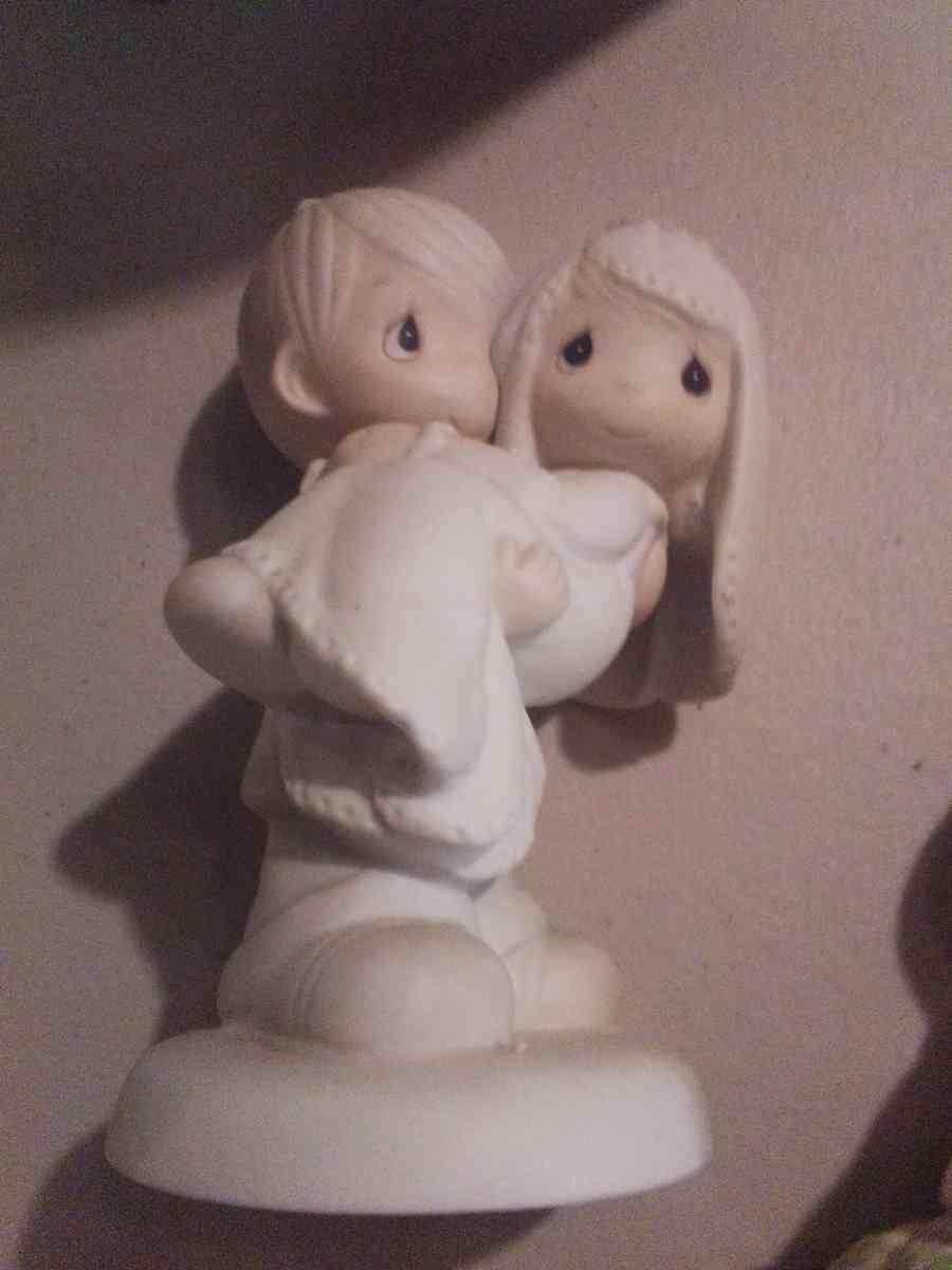 precious moments figurines vintage girl soccer