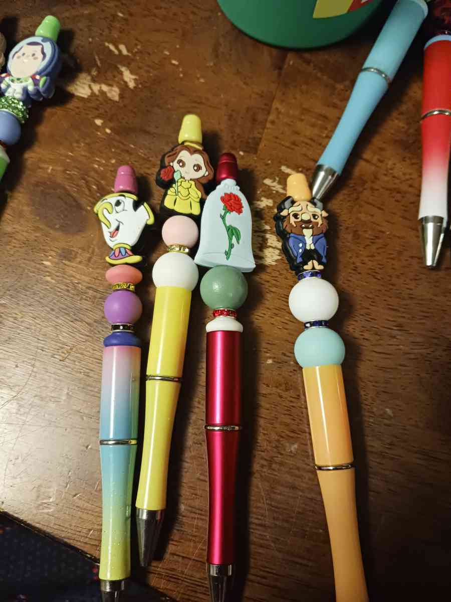 pens and cups and keychains