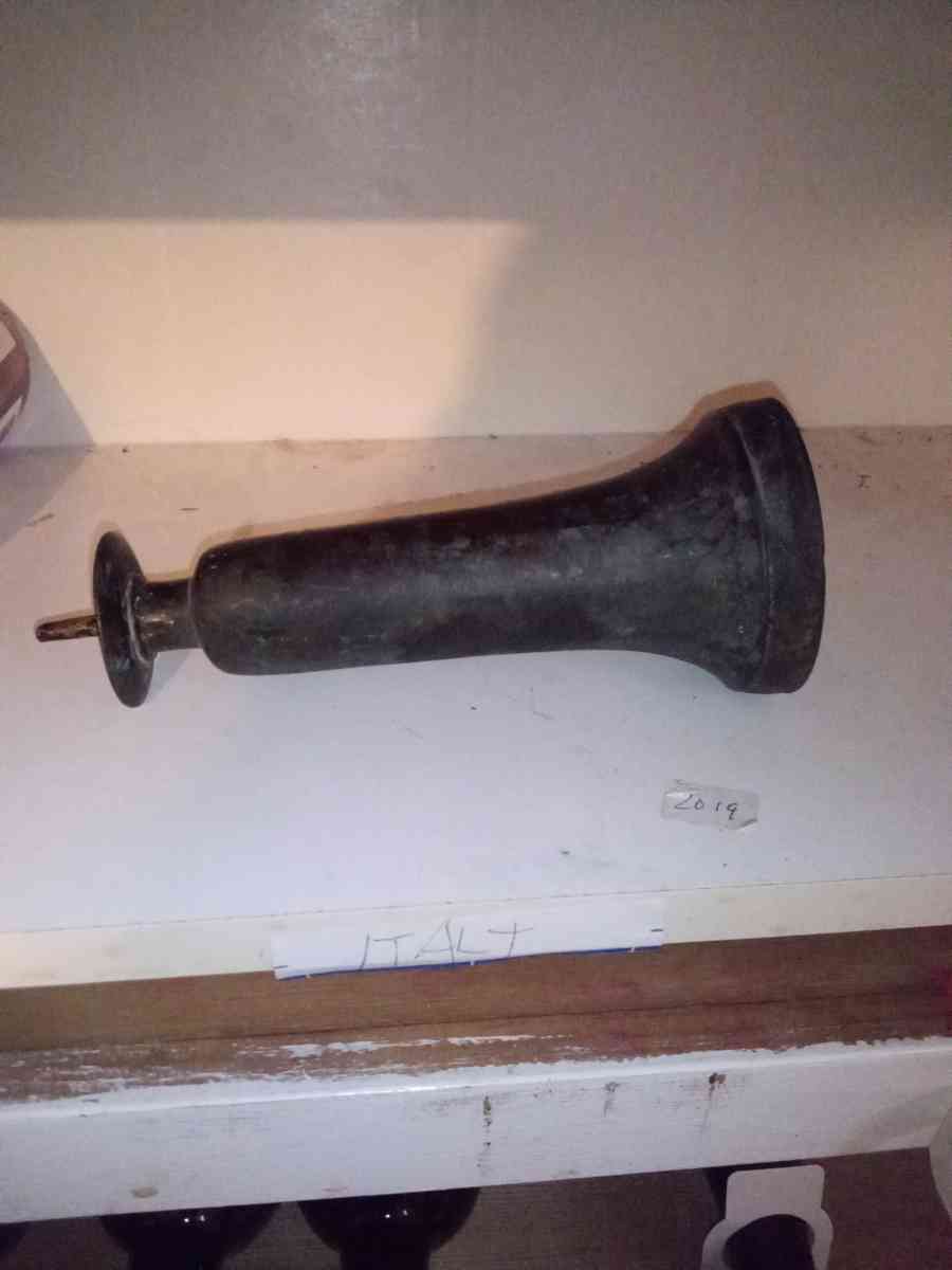 brass candle holder from Shinto shrine