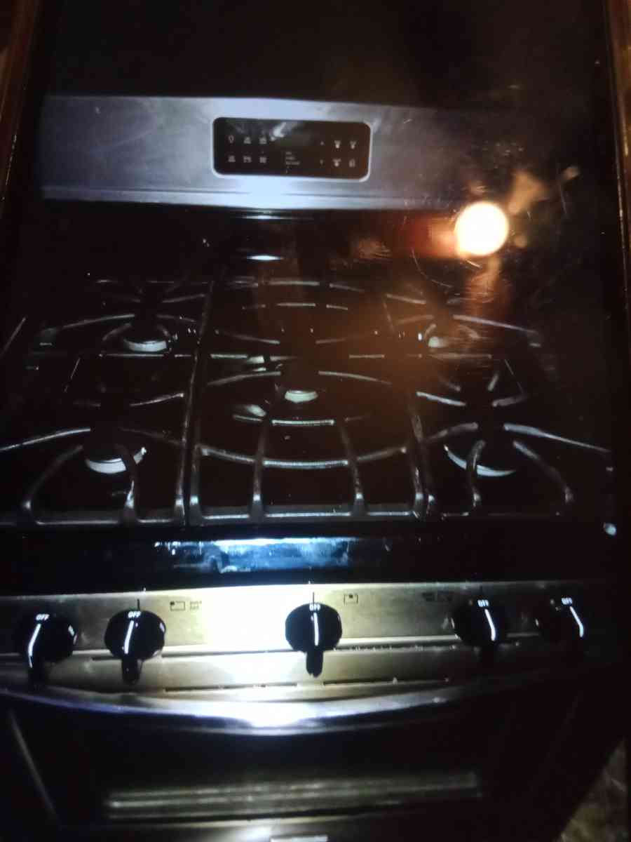 Frigidaire gas Air fry stove oven