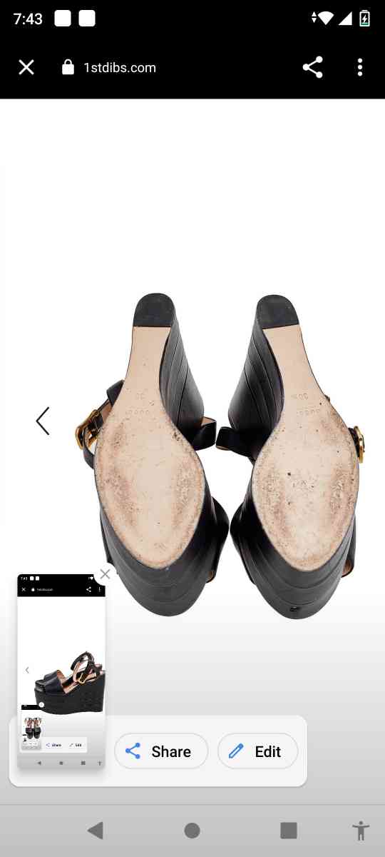 Gucci Kingsnake High Platform Heels