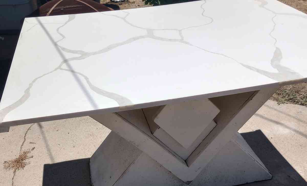 real marble table