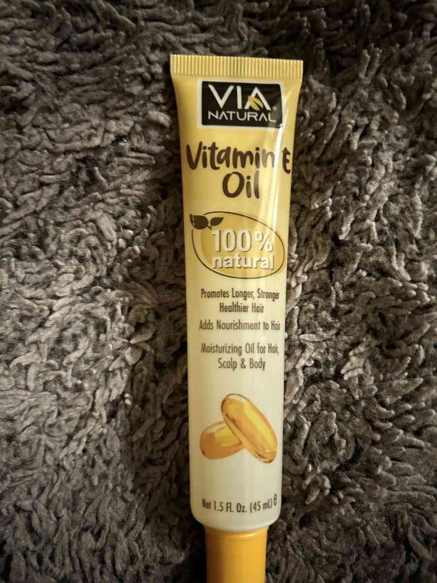 vitamin e oil for hair and skin