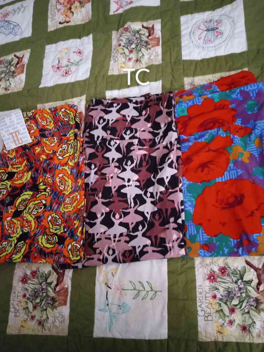Brand New LuLaRoe TC Leggings 10 each fit size 12 to 18