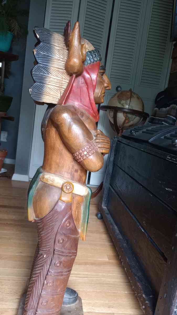 cigar shop wooden Indian