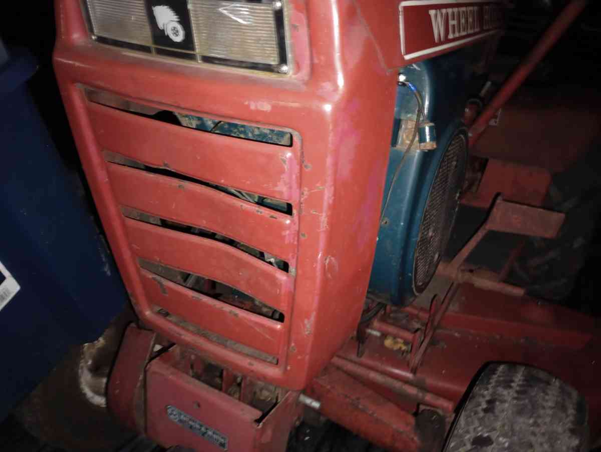 wheel horse riding mower