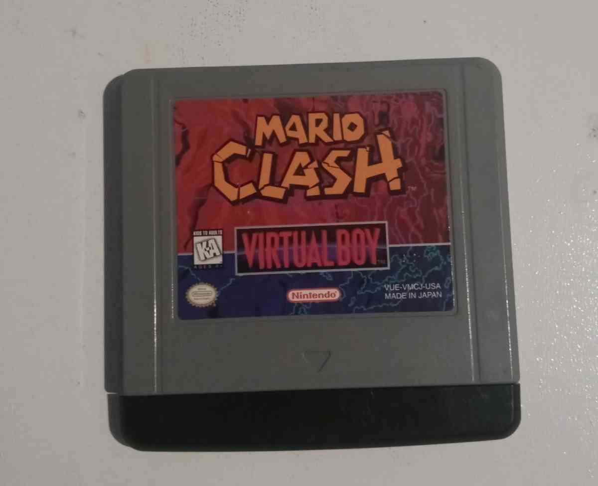 Mario Clash Virtual Boy Nintendo Cartridge only
