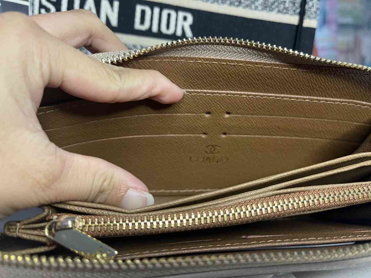 Christian Dior Booktote and Chanel long wallet Bundle