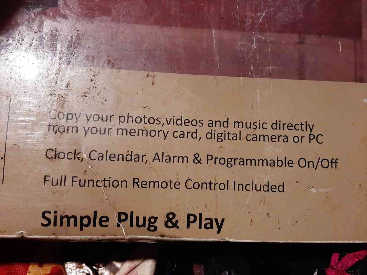 digital photo and video frame