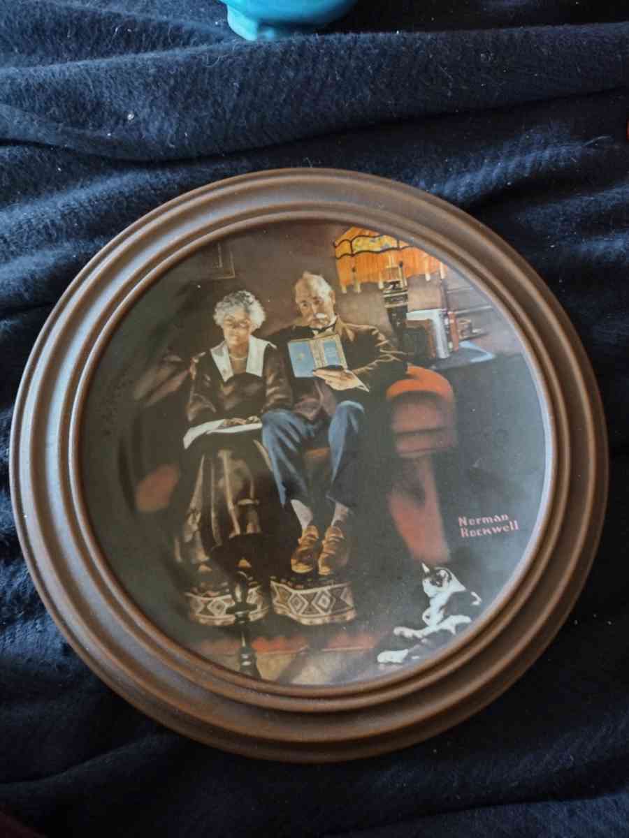 Norman Rockwell plates
