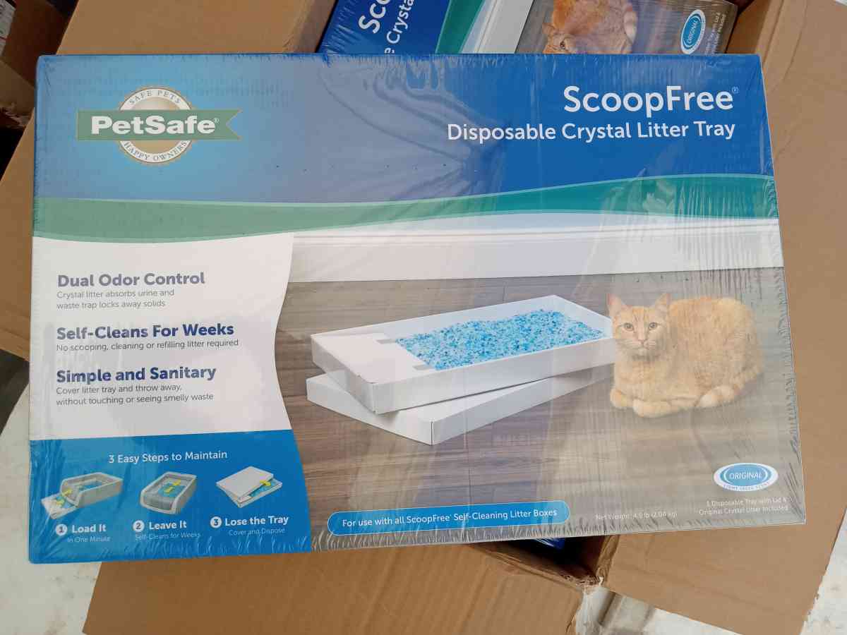 pet safe scoop free litter trays