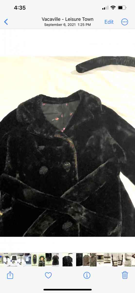 Antique vintage original fur coat