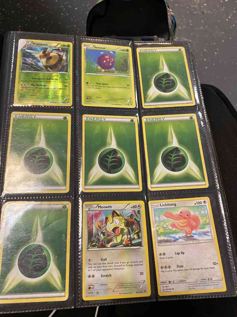 Pokmon binder and cards