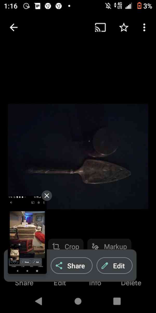 cake cutter plate and coffee cup brass 1847 bros