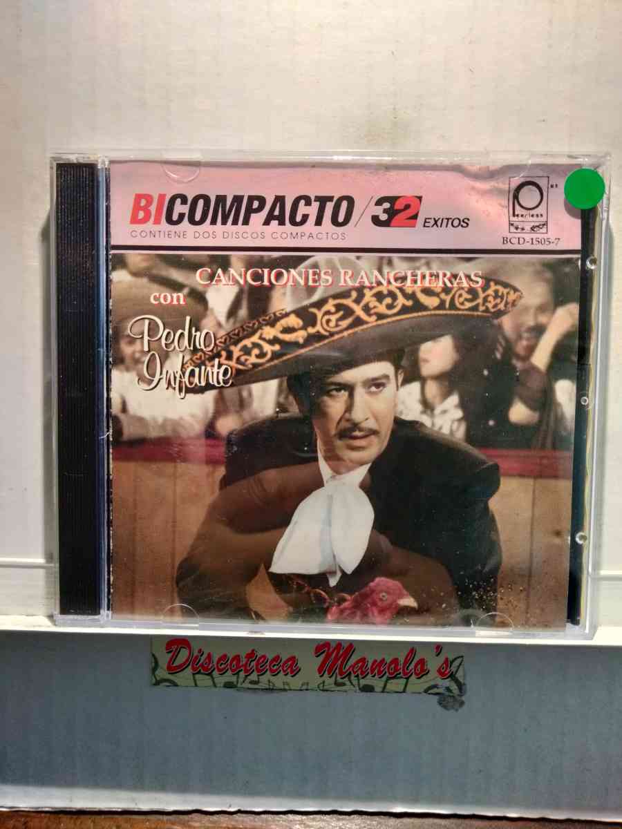 PEDRO INFANTE CANCIONES RANCHERAS 2 CDS USADOS EN EXC COND