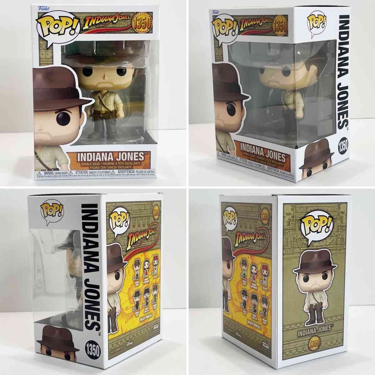 8pc Complete Set Indiana Jones Funko Pops MIB