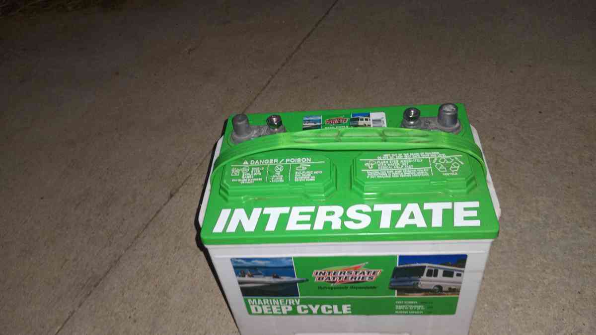 Brandnew Interstate Deepcycle Marine battery
