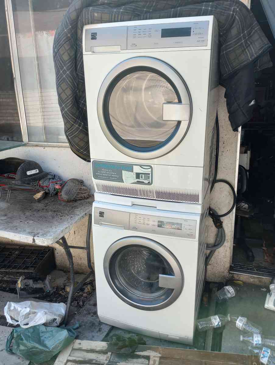 set of washer and dryer