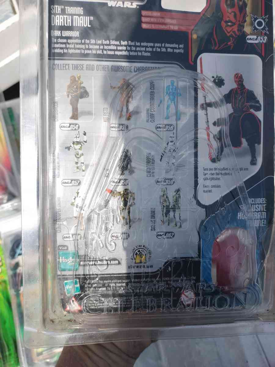 star wars autographed DARTH MAUL