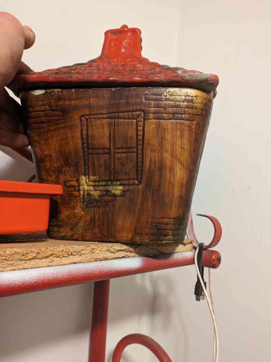 1950 to 1970 Fairy Pixie Schoolhouse cookie jar