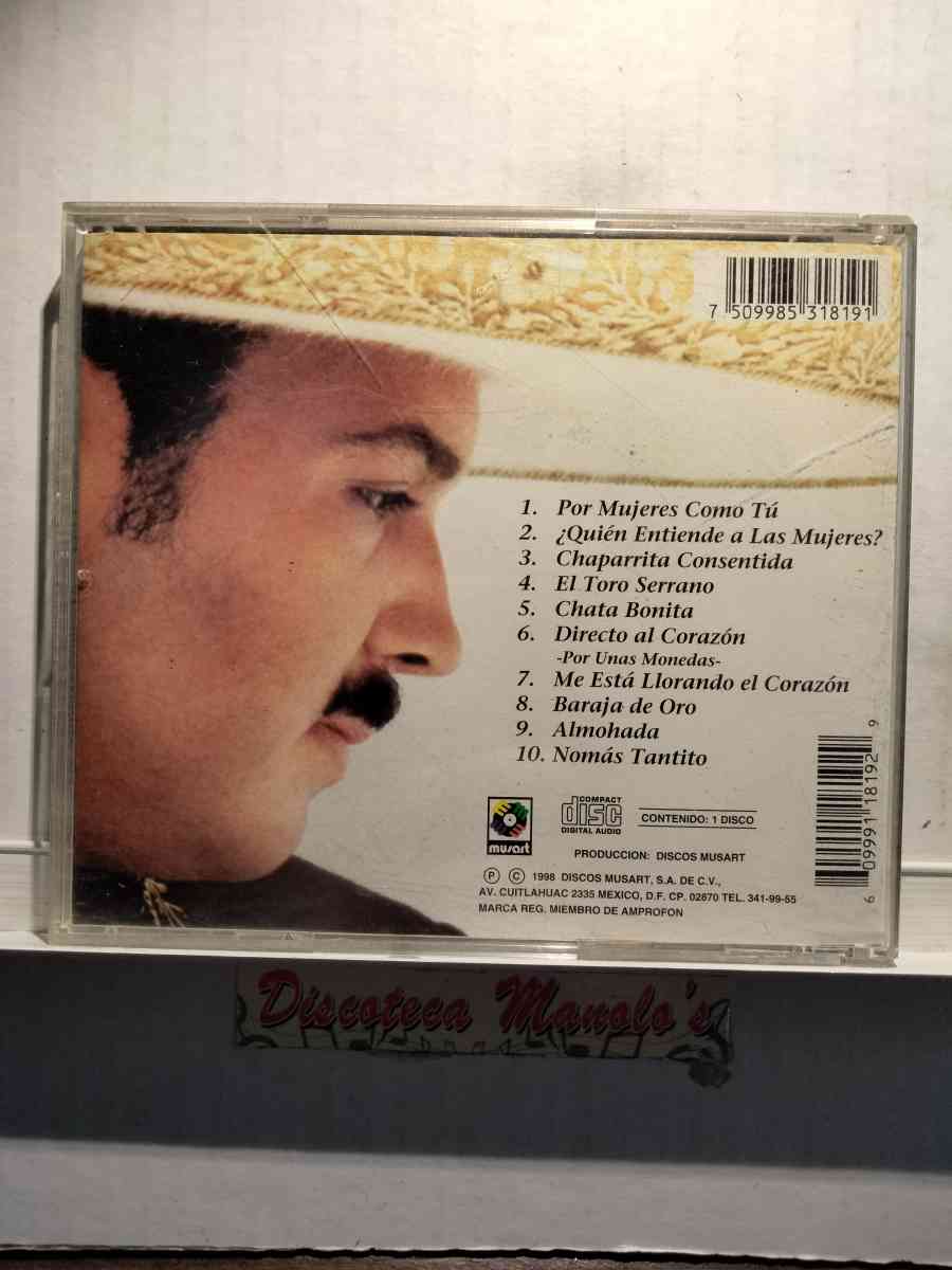 PEPE AGUILAR POR MUJERES COMO TU CD USADO EN EXC COND