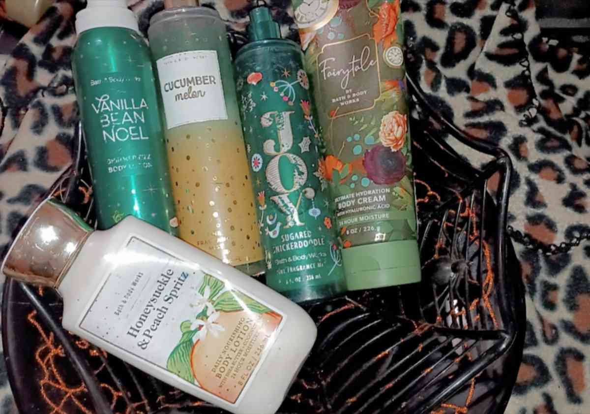 bath and body work most are almost brand new and others are