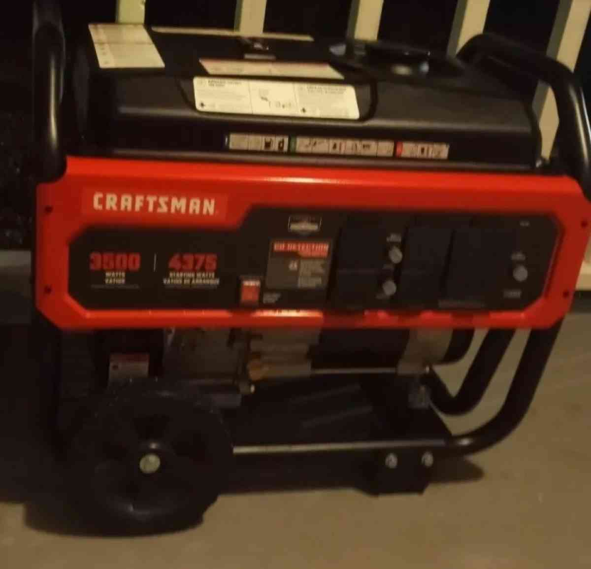 New 3500 Craftsman Portable generator