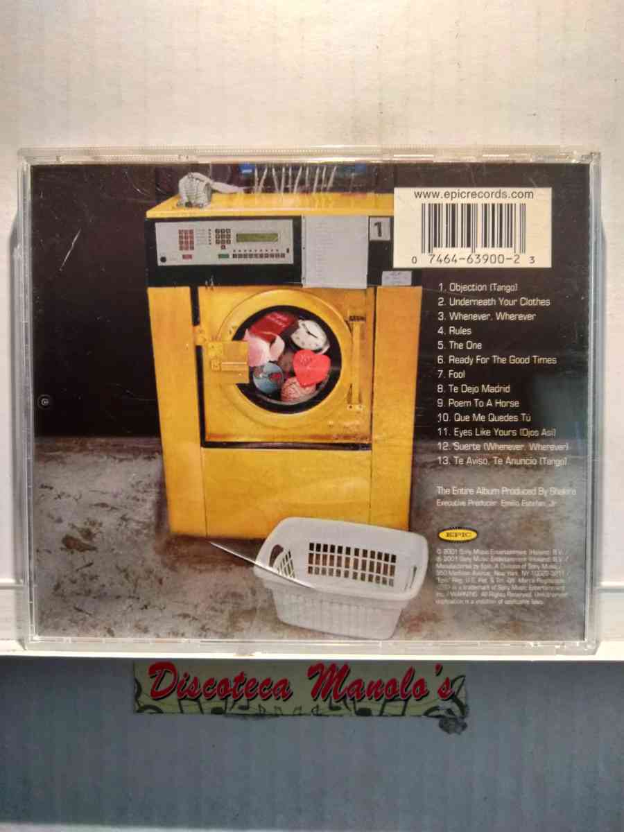 SHAKIRA OK LAUNDRY SERVICE CD USADO EN EXC COND