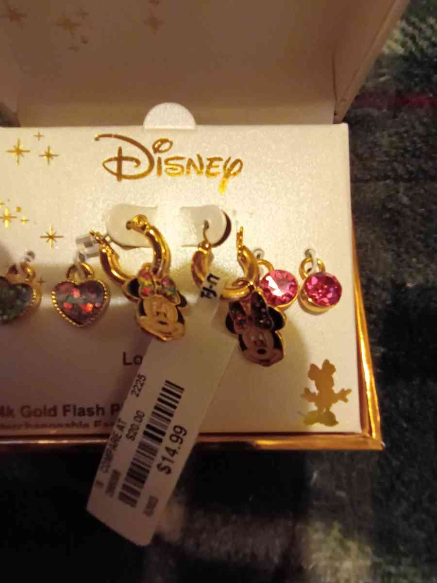 Disney sterling silver earrings