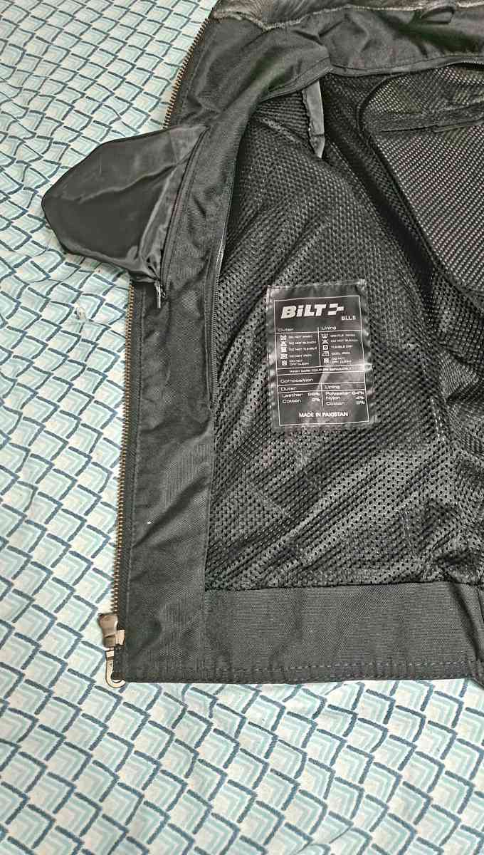 Bilt leather motorcycle jacket