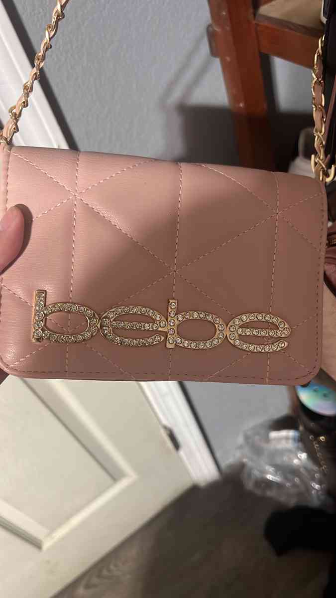 pink adorable Bebe crossbody purse