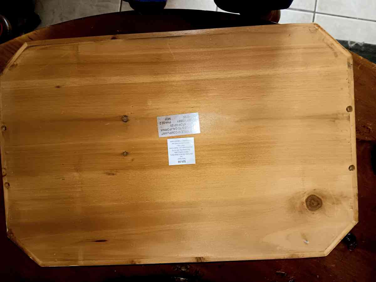 wooden breakfast in bed tray