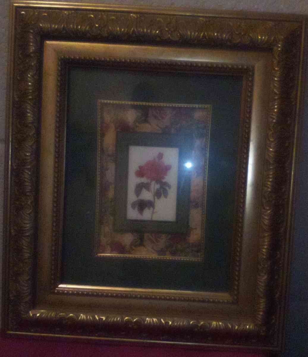 beautiful gold framed picture