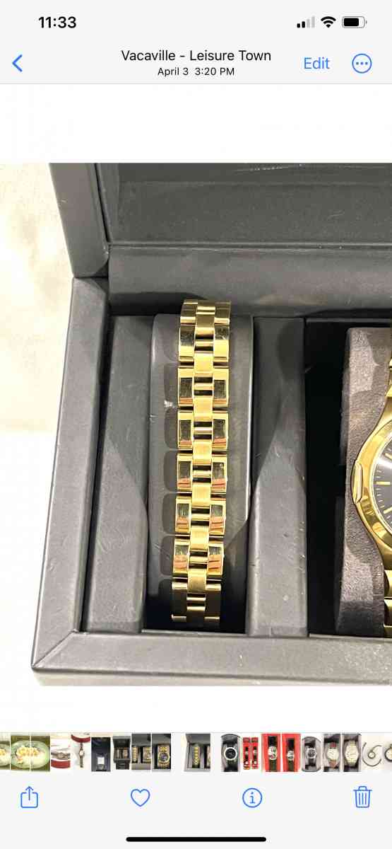 new worn once Citizen Eco drive wrist watch with bracelet