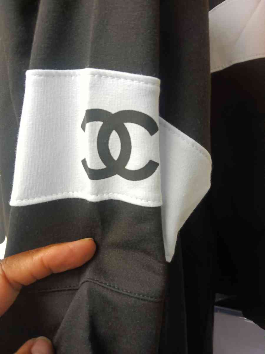 Chanel 3 piece hood pants set