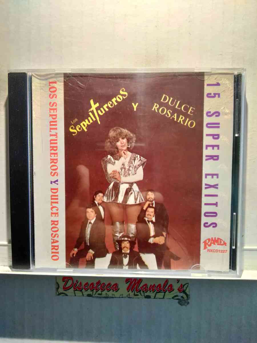 LOS SEPULTUREROS 15 SUPER EXITOS CD USADO EN EXC COND