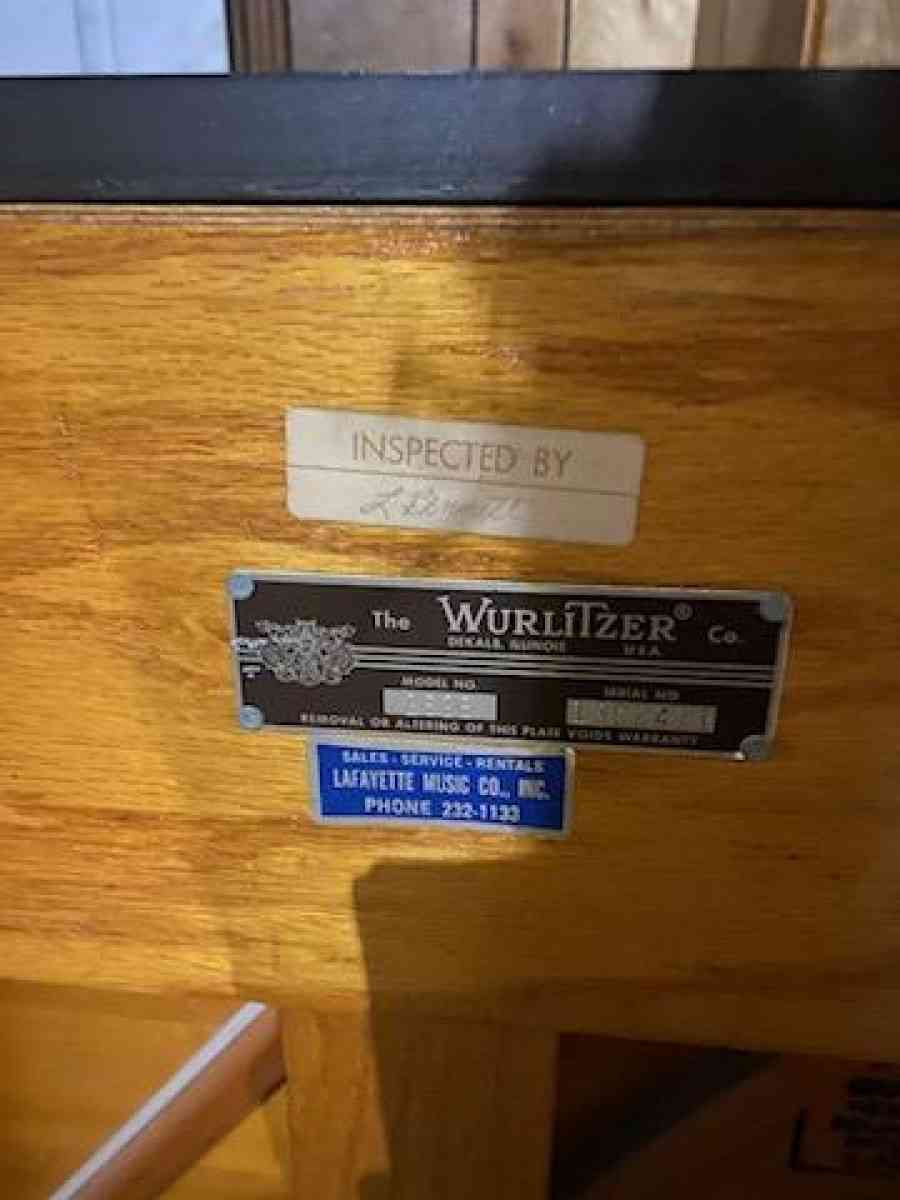 Vintage Piano Wurlitzer Original