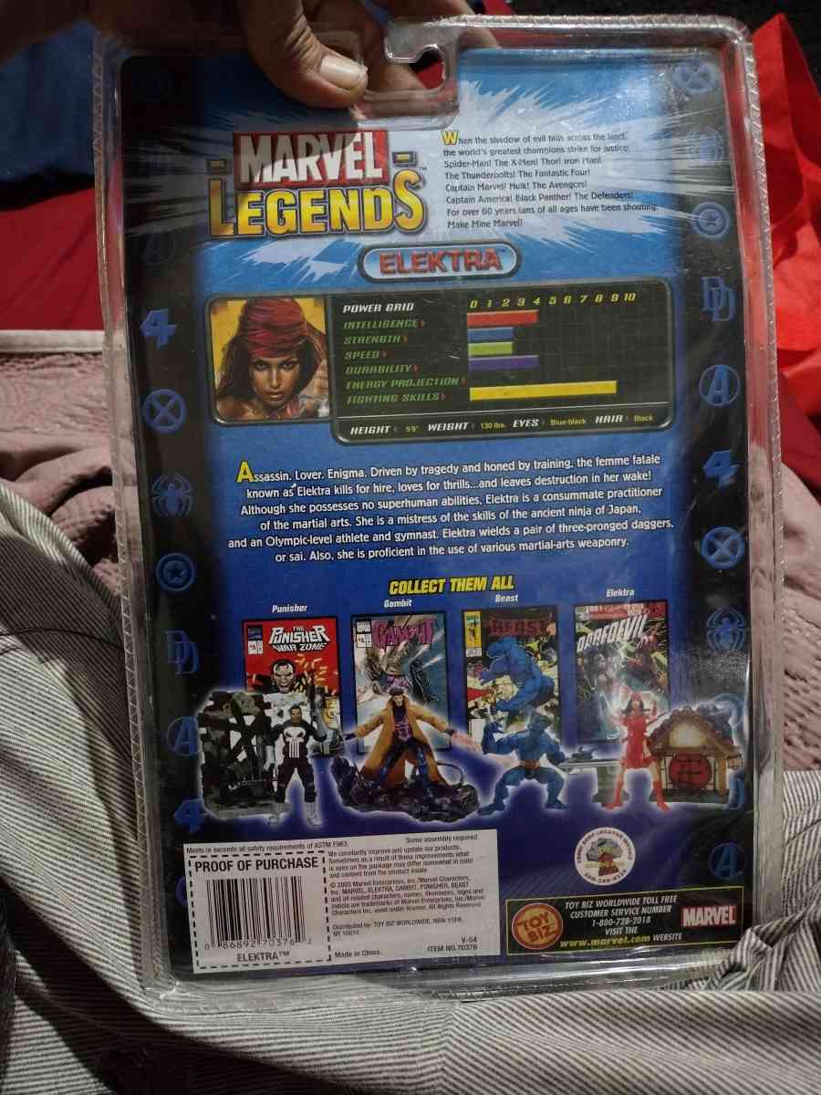 marvel Legends Elektra