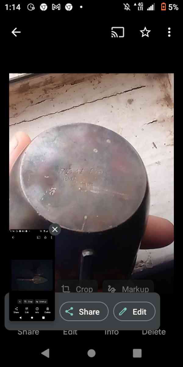 cake cutter plate and coffee cup brass 1847 bros