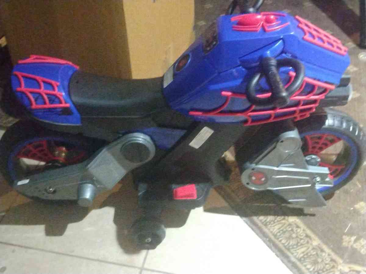 Marvel Spiderman 6V Battery Powered Motorcycle Boys Ride