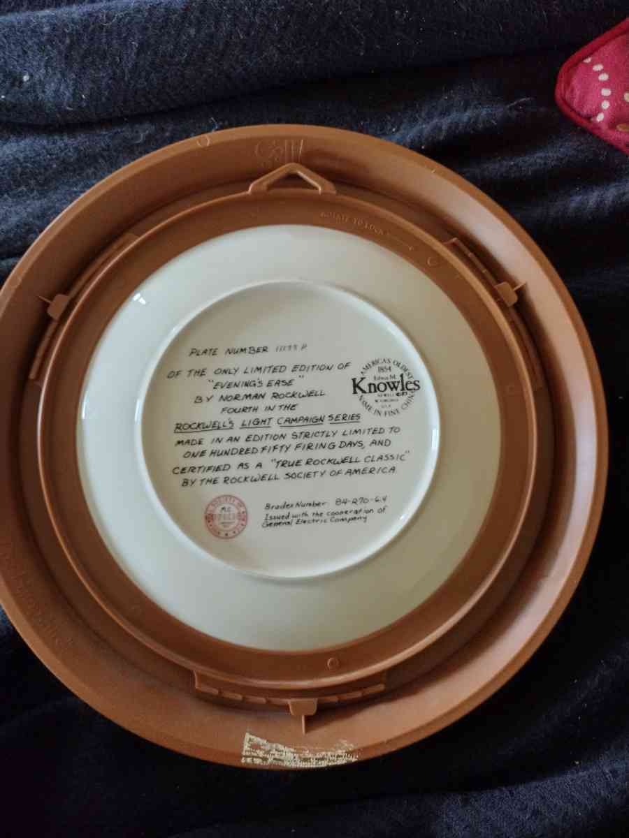 Norman Rockwell plates